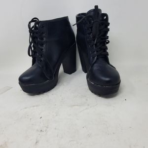 Marypaz Women's 38 Black Heeled Boots